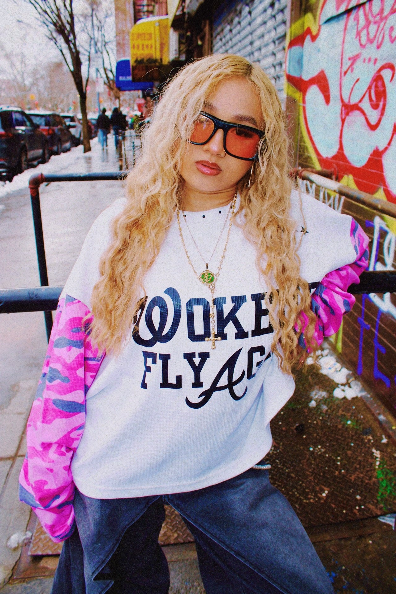 “Woke up fly again” camo thermals