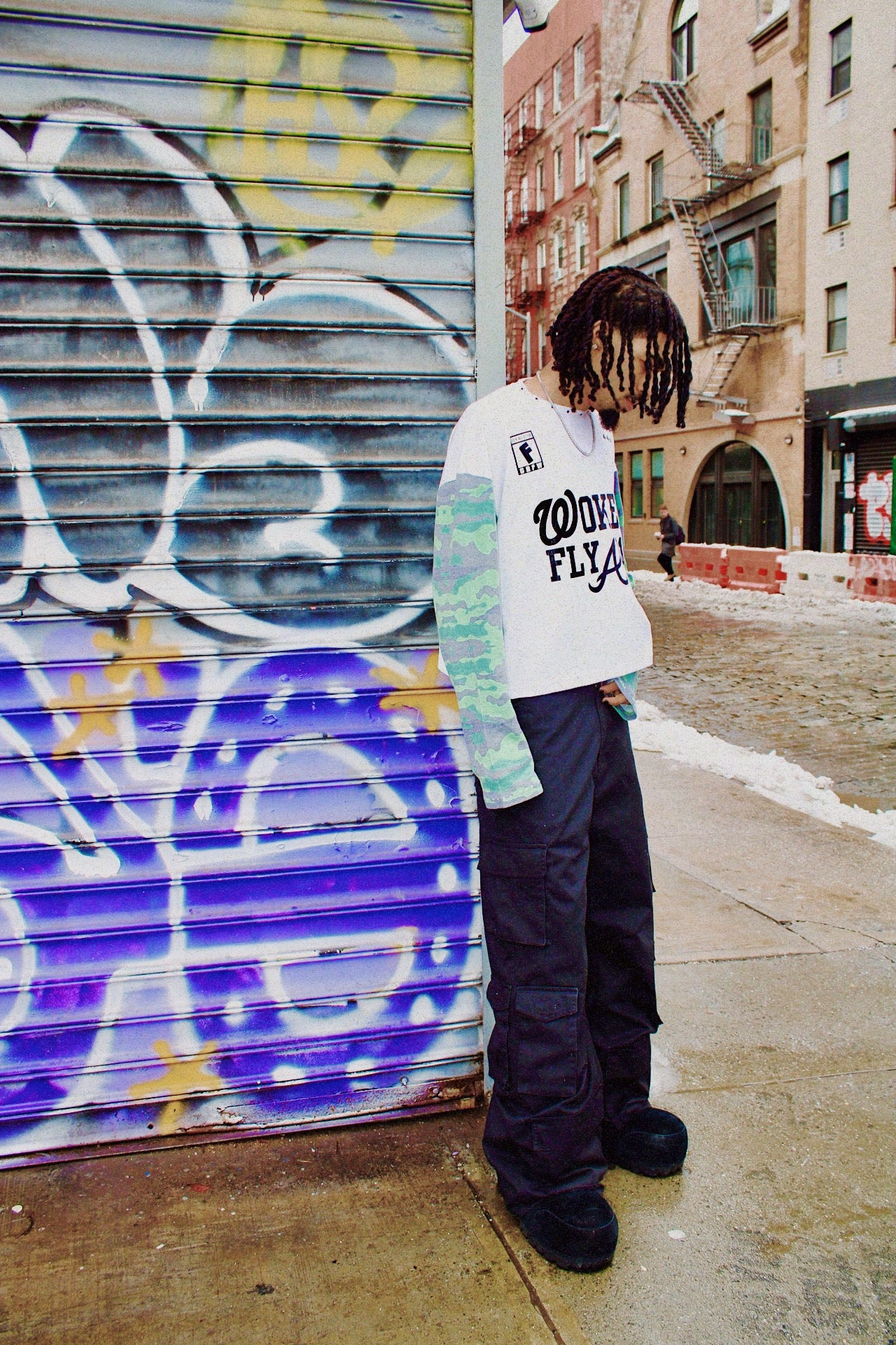 “Woke up fly again” camo thermals