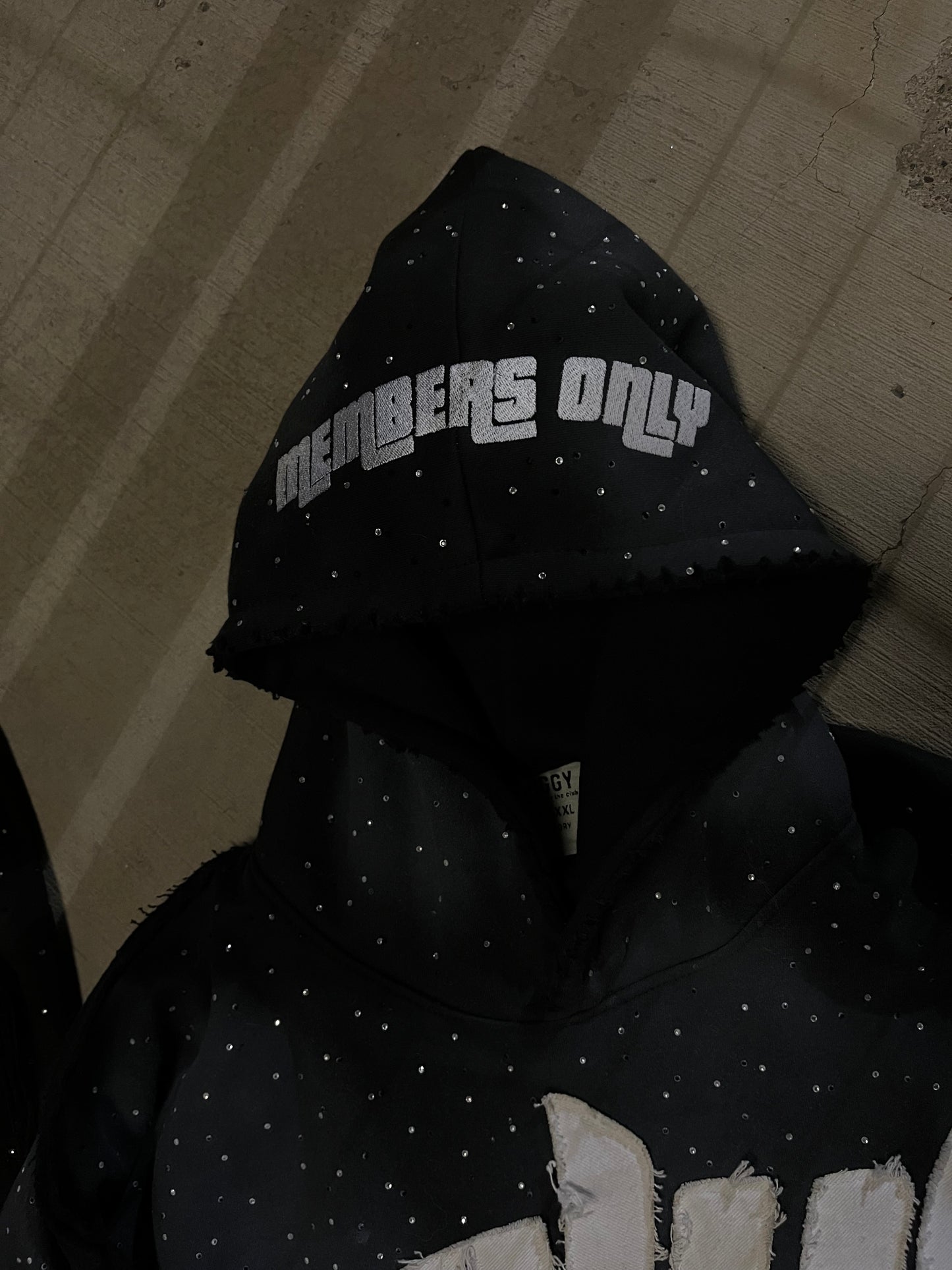OPIUM RHINESTONE HOODIE