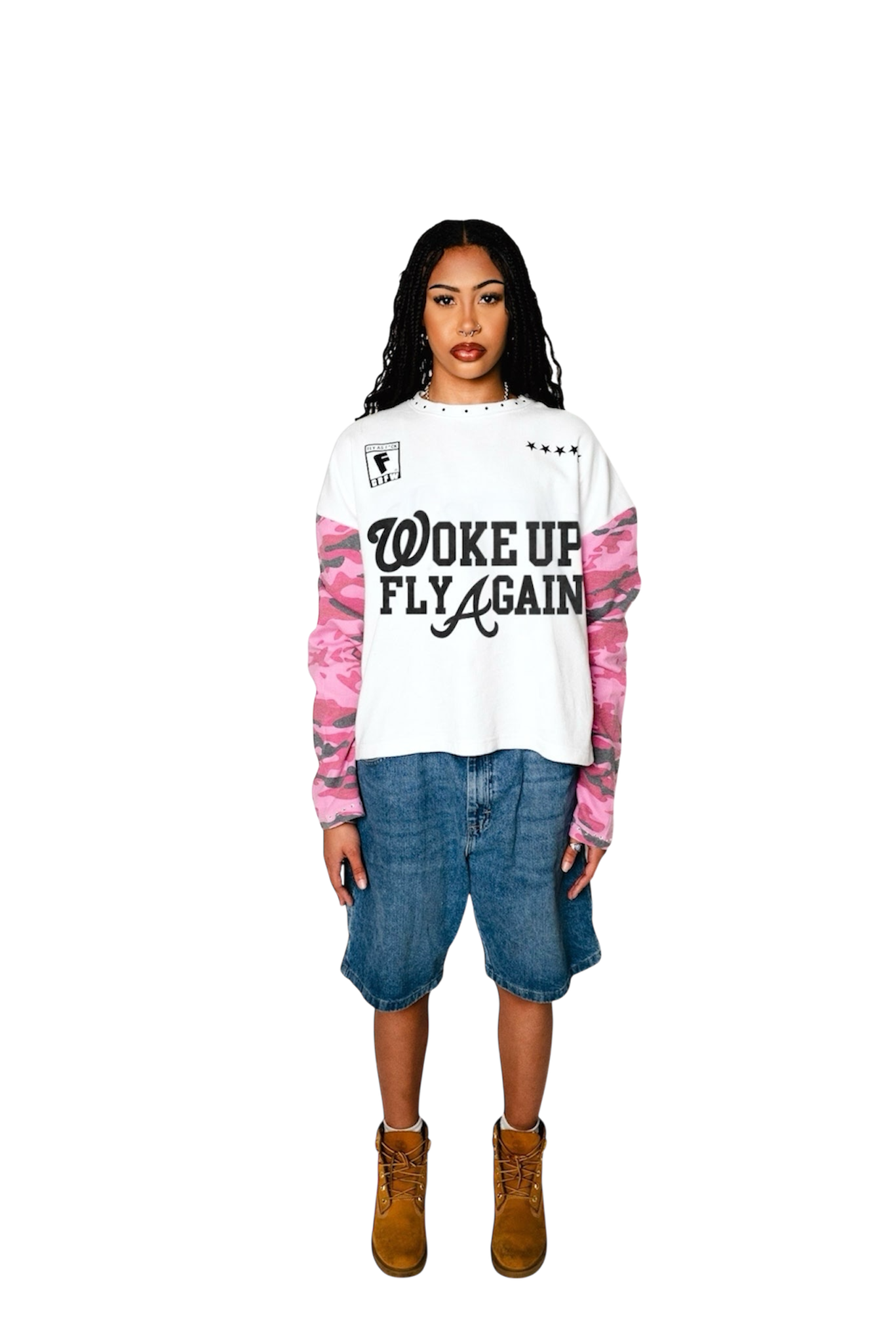 “Woke up fly again” camo thermals