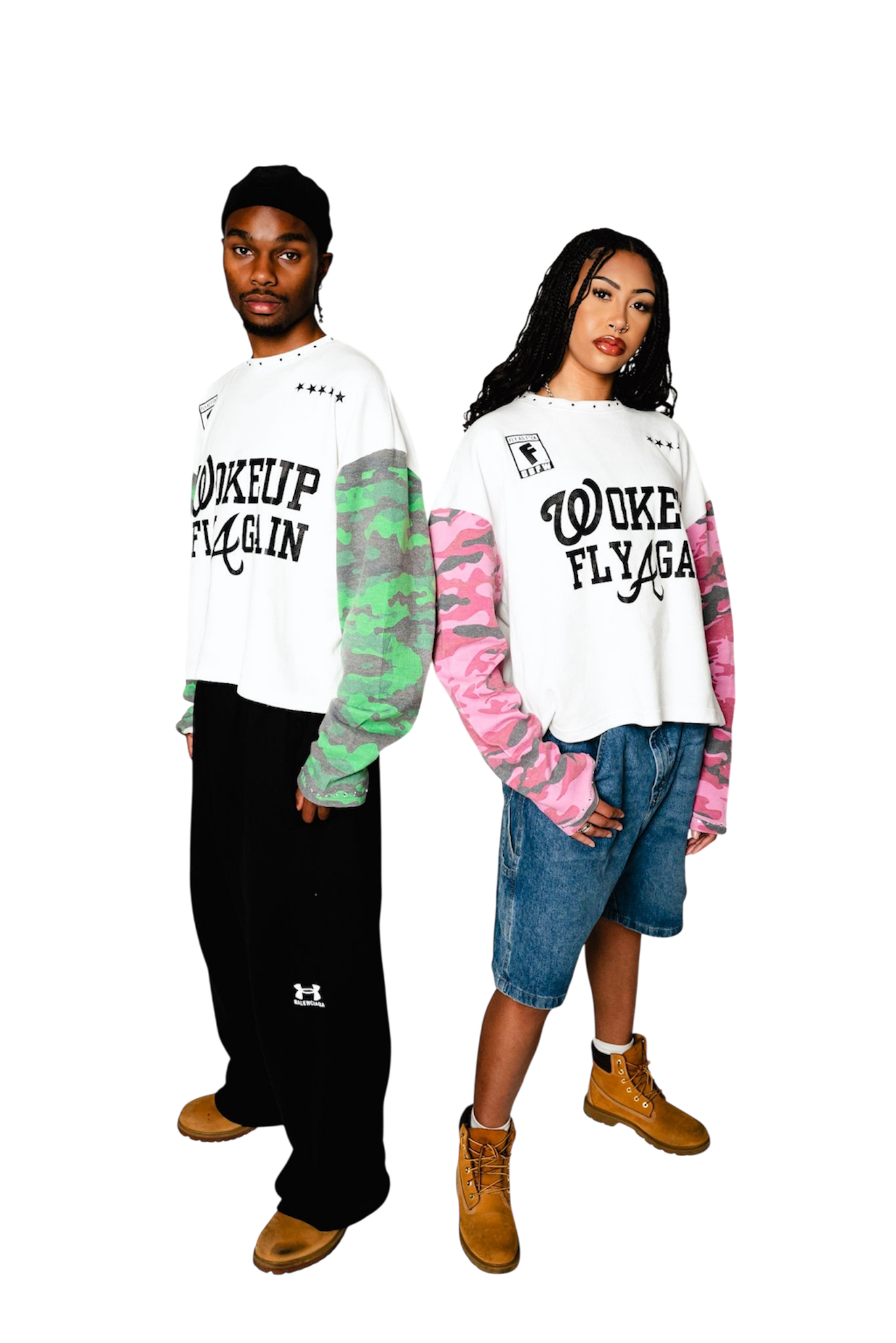 “Woke up fly again” camo thermals