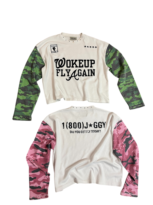 “Woke up fly again” camo thermals