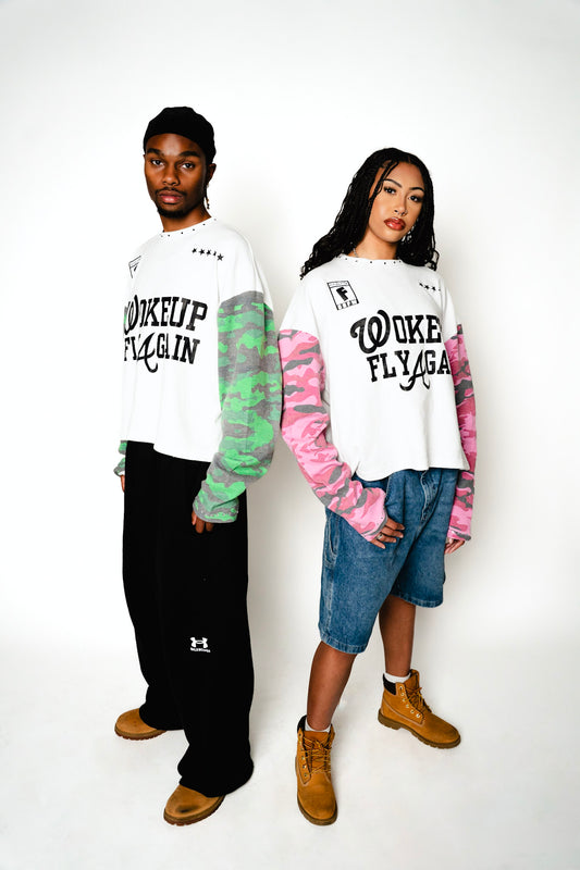 “Woke up fly again” camo thermals